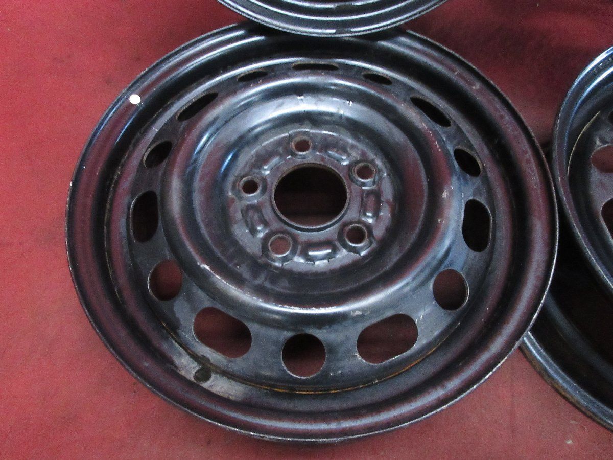 スチール ホイール 4本 最も安い マツダ 純正 15×6J 5穴 PCD 114.3 +50