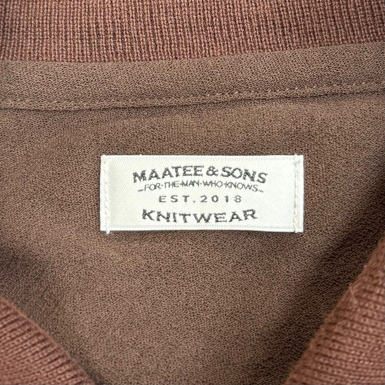 MAATEE & SONS 強撚POLO ポロシャツ　サイズ2 MAATEE AND SONS』