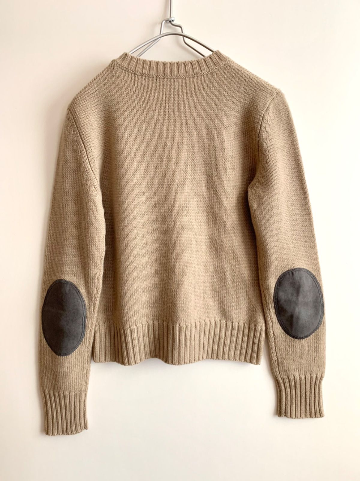 JIL SANDER - 最終価格JIL SANDER NAVY elbow patch knit. JIL SANDER NAVY エルボーパッチ付き ニット セーター - メルカリ