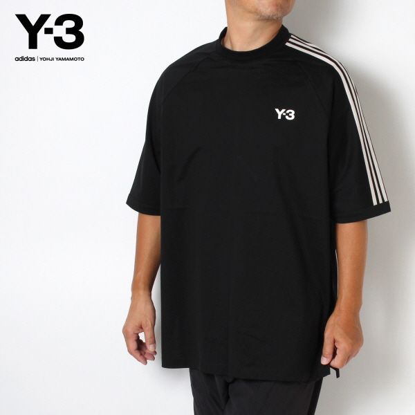 ワイスリー Y-3(adidas×Yohji Yamamoto) スリーストライプ Tシャツ