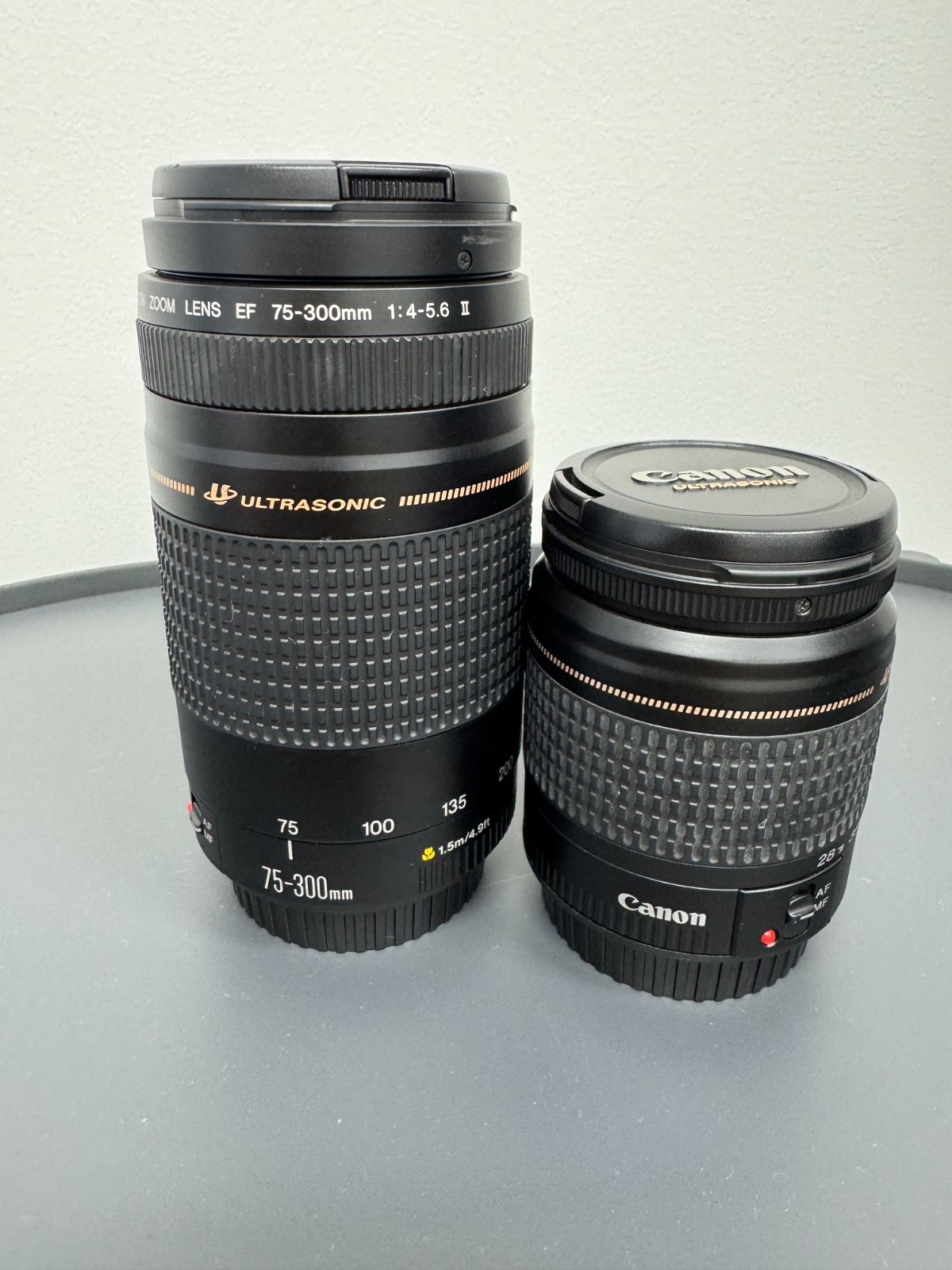 CANON LENS EF 75-300mm 1:4-5.6 II ・CANON LENS EF 28-80mm 1