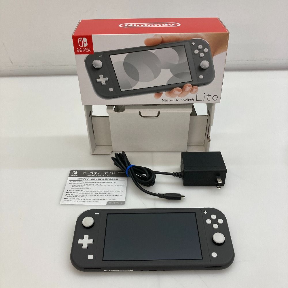 05w11246 Nintendo Switch Lite ニンテンドースイッチライト 本体 グレー ＊動作 |初期化済み＊ ◎ ◎