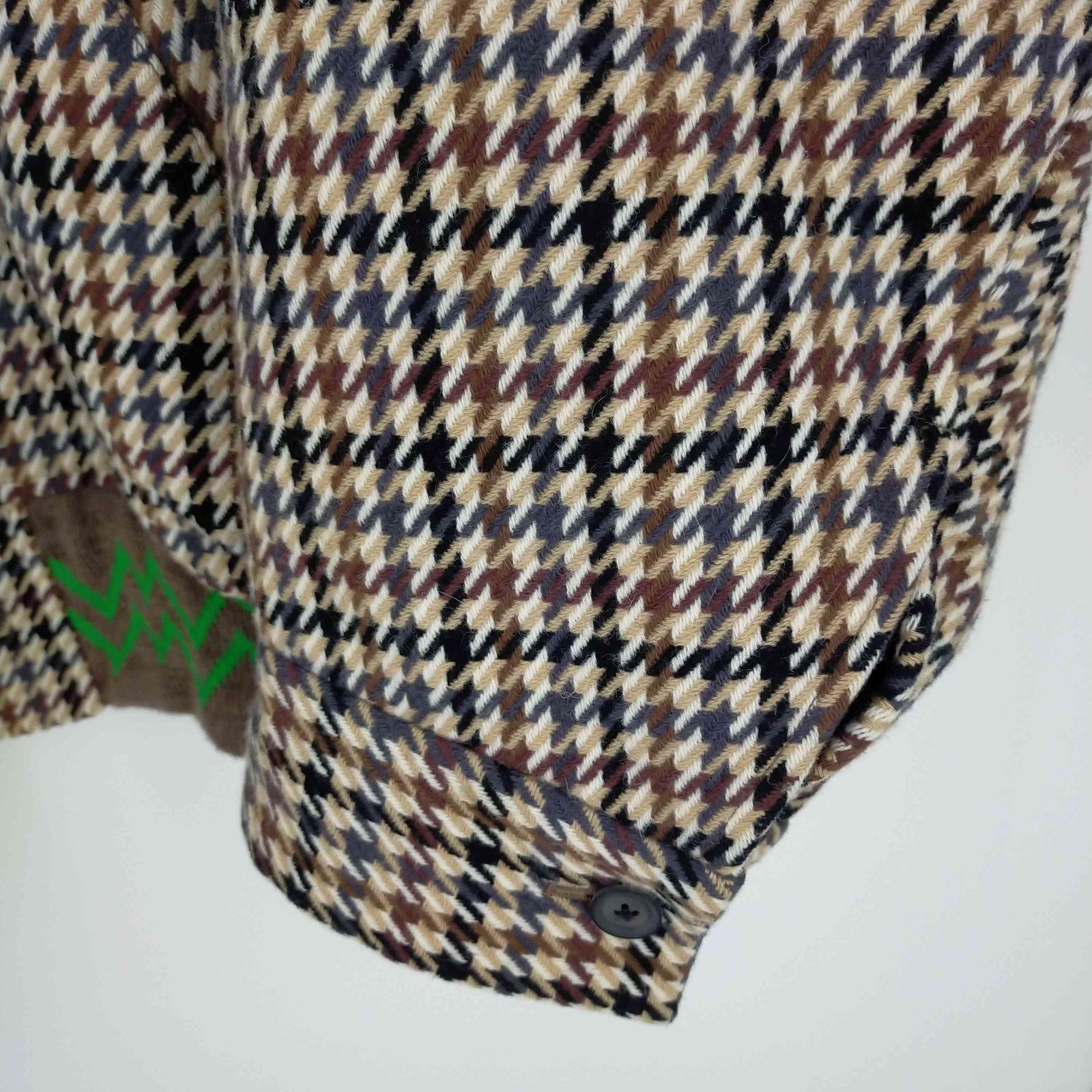 カラー kolor 20AW ガンクラブチェック 千鳥格子 ウールジャケット 