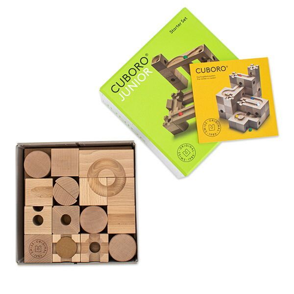  無料ラッピング付き キュボロ ジュニア Cuboro JUNIOR 40キューブ スターターセット 201 玉の道 玉の塔 キッズ 木のおもちゃ 積み木 クボロ クボロ社 ブロック おもちゃ CUB-01 WRAP 知育玩具 ベビー キッズおもちゃ