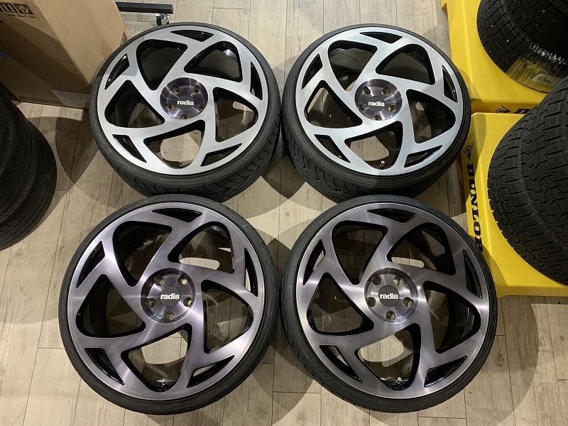 2304083】Radi8 Wheel ラディエイト ホイール r8s5 20×8.5J +45 PCD112 5H + NITTO NEOテクGEN  225/30R20 2018年 2019年 6mm ※AUDI A4にて使用 - メルカリ