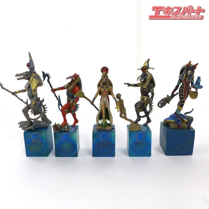デモンズクロニクル トレーディングフィギュア 5体セット 鰐顎の豊穣神 セベク 母なる猫神 バステト 他 公田店