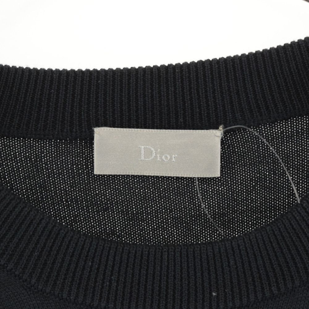 DIOR (ディオール) 18SS フロントデザインクルーネックニットセーター