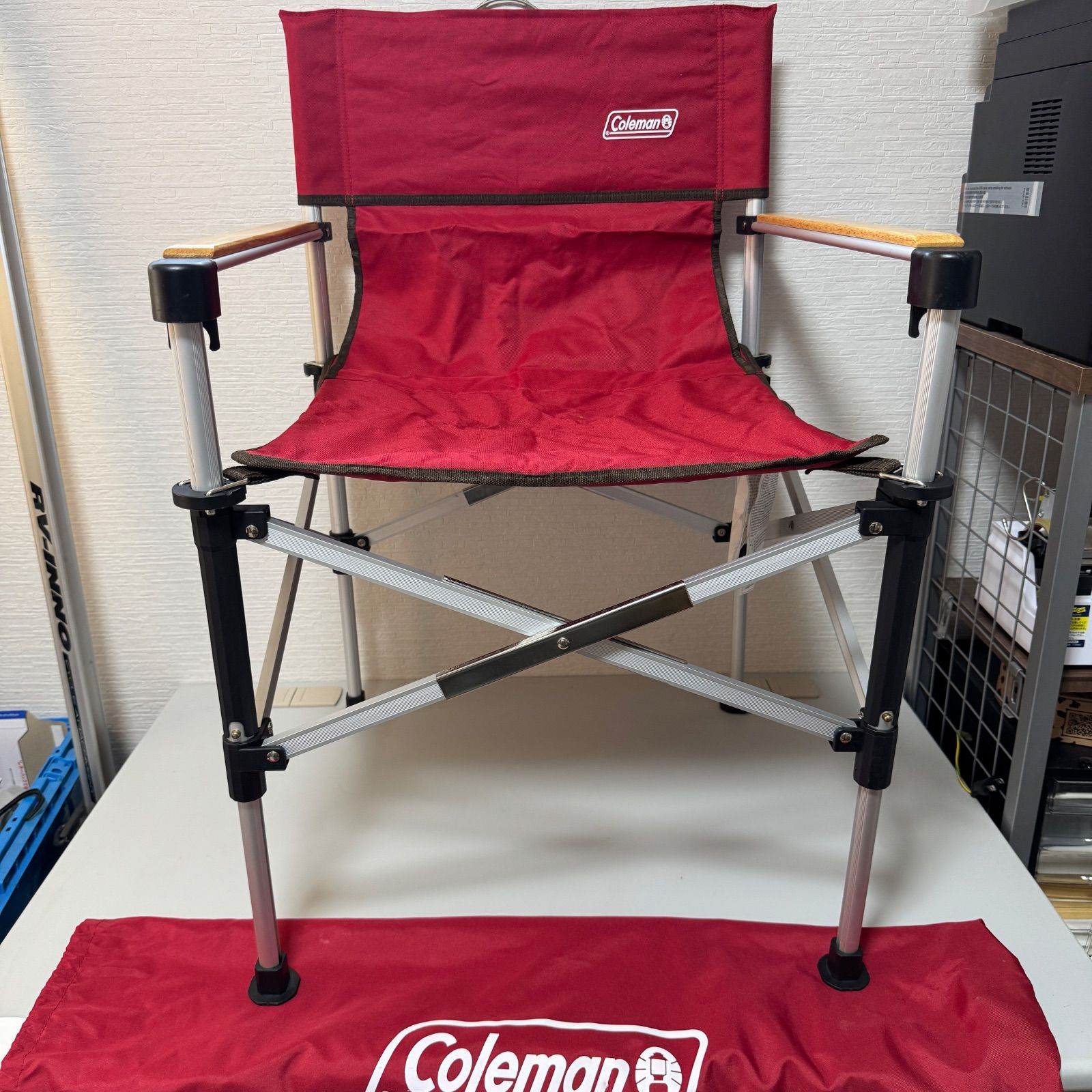 Coleman コールマン 2WAY キャプテンチェア レッド 赤 キャンプ