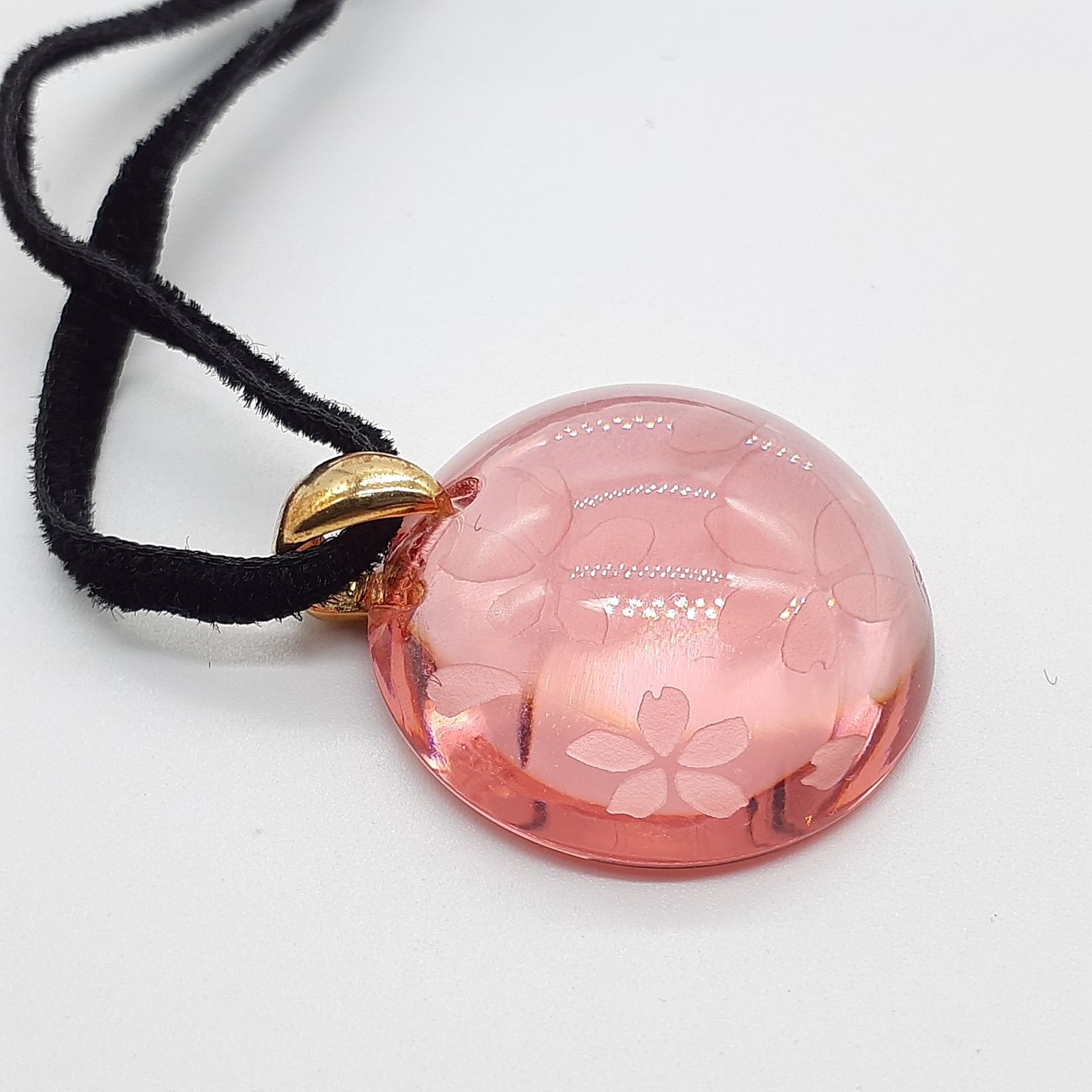 ゲランバカラチェリーブロッサム 限定K18桜ペンダント