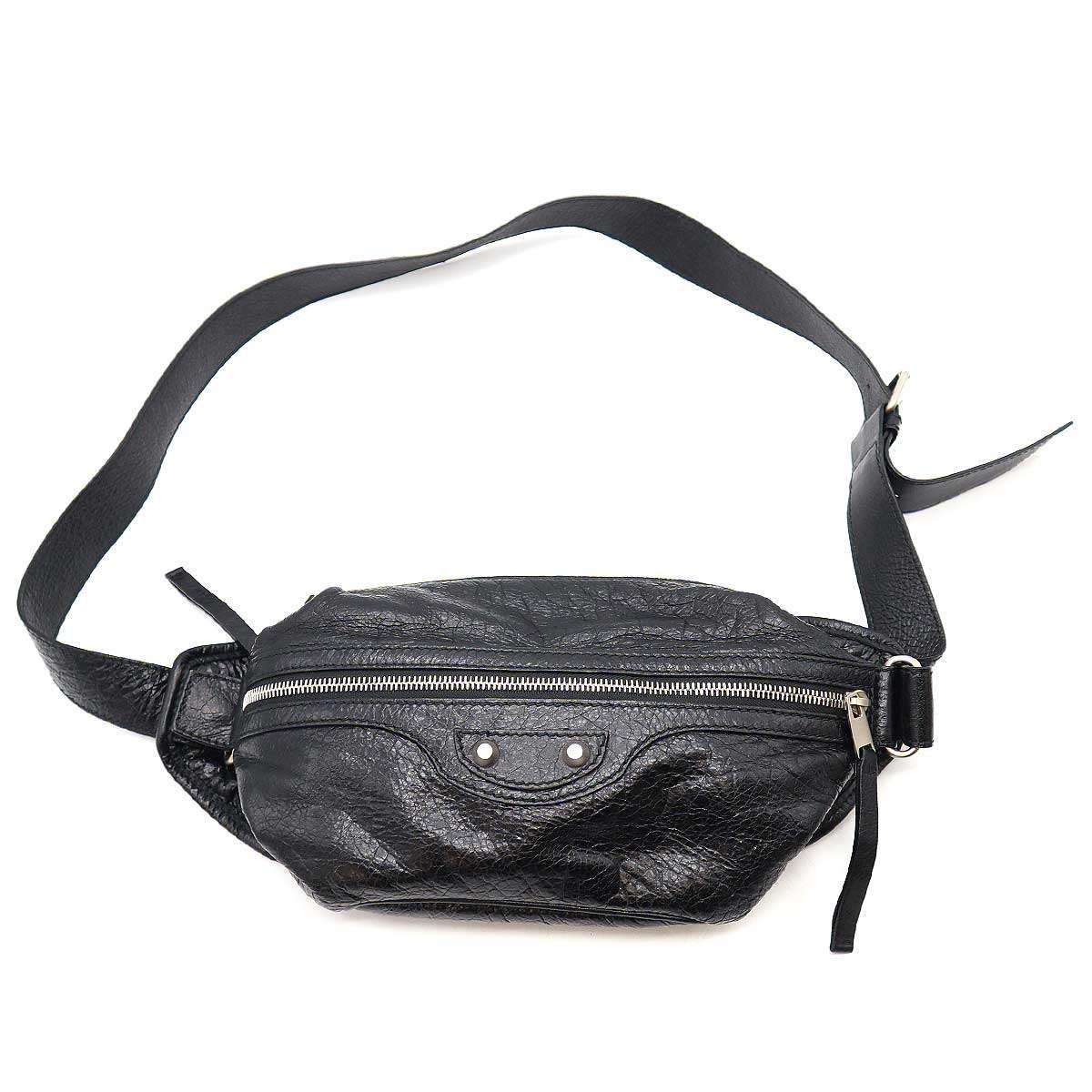 BALENCIAGA クラシックネオリフト レザーボディバッグ ブラック 黒