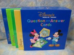 ディズニー英語　クエスション＆アンサーカード　新品未開封 Q＆Aカード（クエスチョンアンドアンサーカード）DWE【未開封