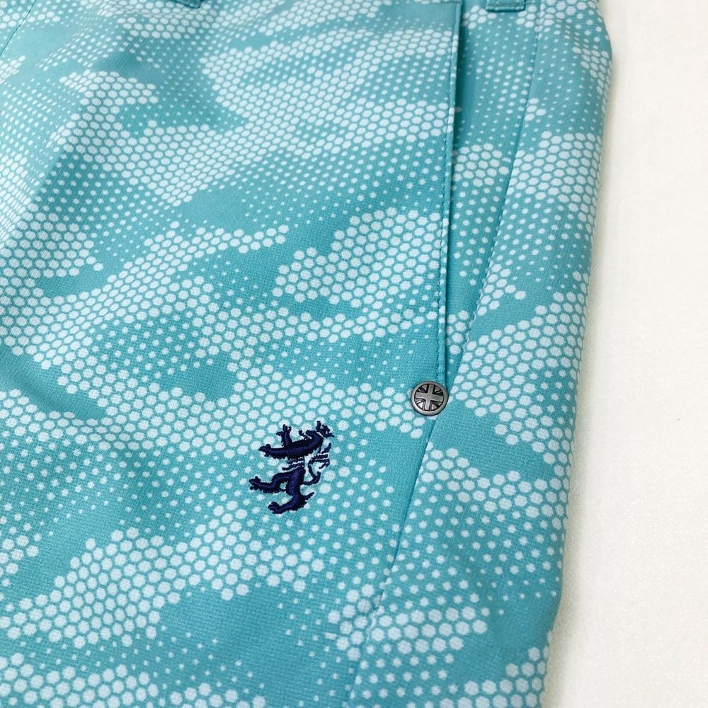 サイズ：L ADMIRAL アドミラル ハーフパンツ 迷彩 カモフラ柄 ブルー系