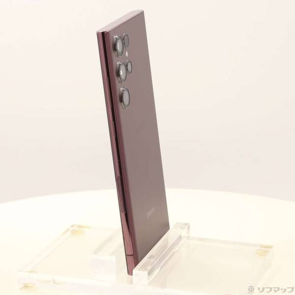 中古品〕 Galaxy S22 Ultra 256GB バーガンディ SC-52C docomo