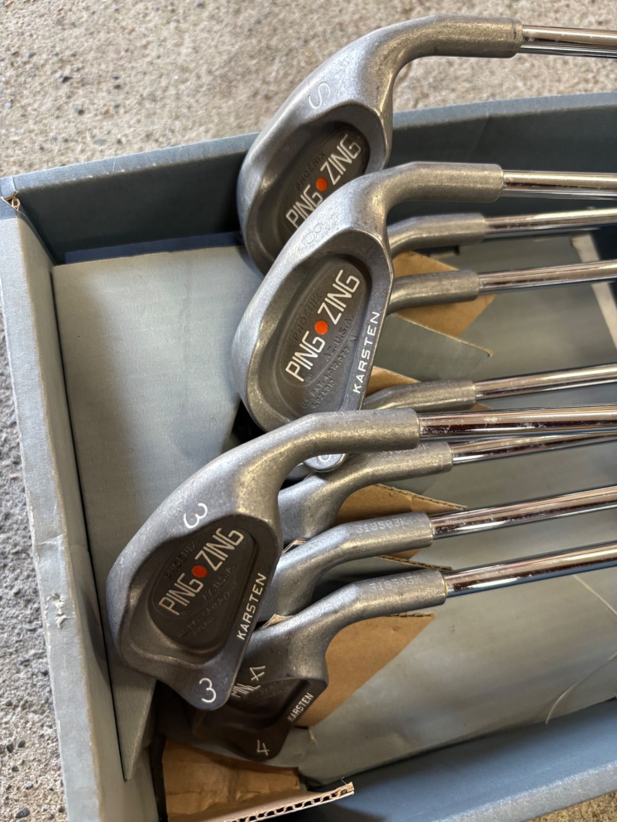 PING ZING 9本セットアイアン PING ZING KARSTEN ゴルフ クラシック アイアン 9本セット
