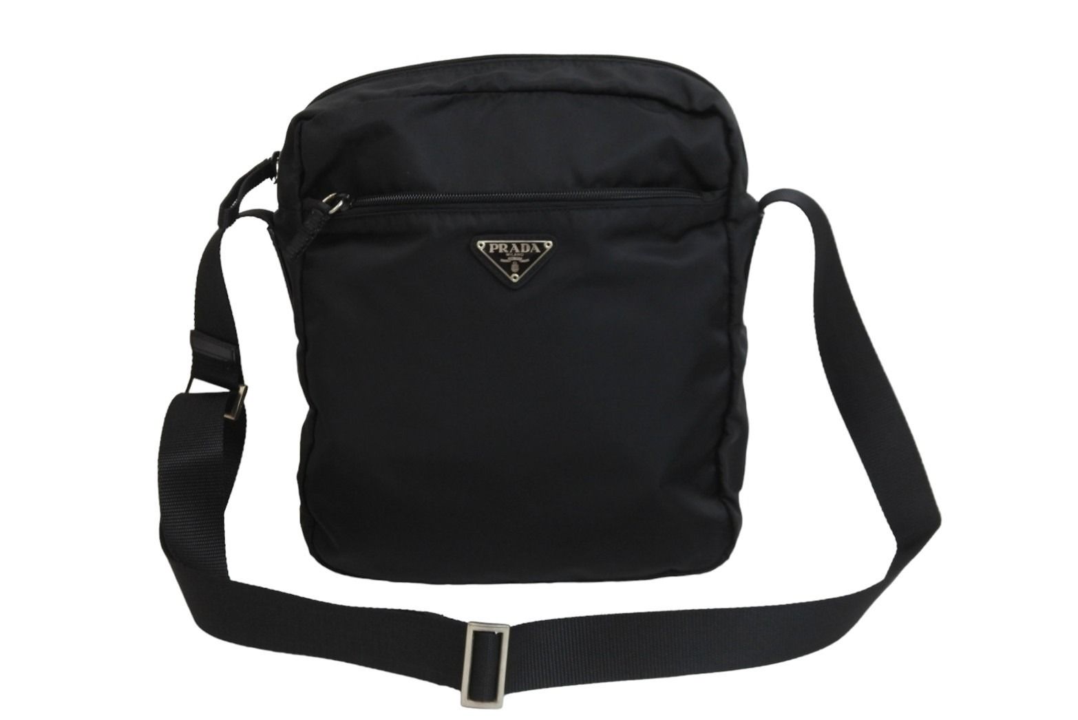 PRADA プラダ ショルダーバッグ 斜めがけバッグ トライアングルロゴ  