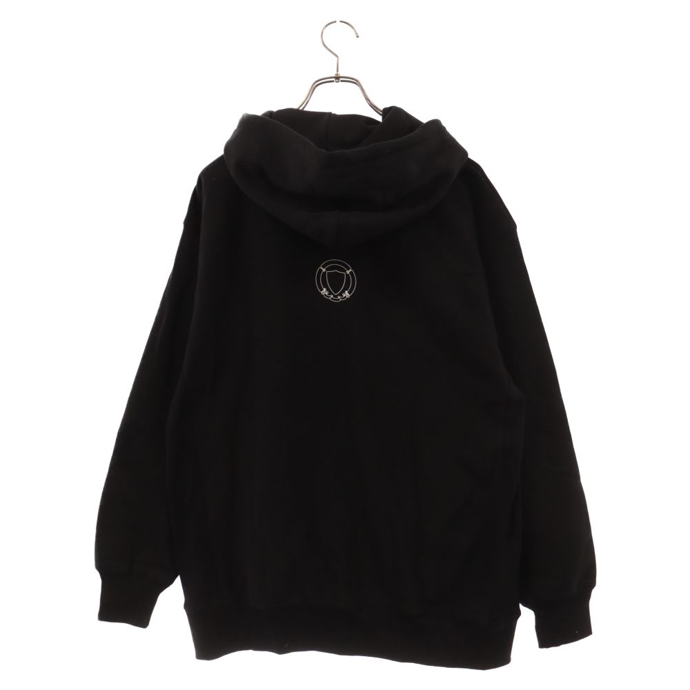 FRAGMENT DESIGN (フラグメントデザイン) UNV SWEAT HOODIE E ユニバーシティ プリント スウェット プルオーバー パーカー ブラック FRGMT-S7 - メルカリ