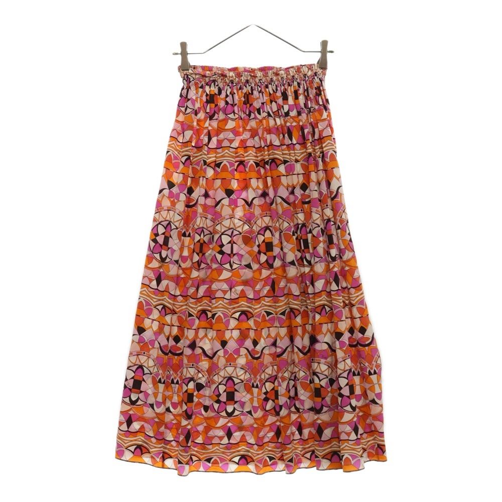 EMILIO PUCCI (エミリオプッチ) ジオメトリック総柄プリント シルク 