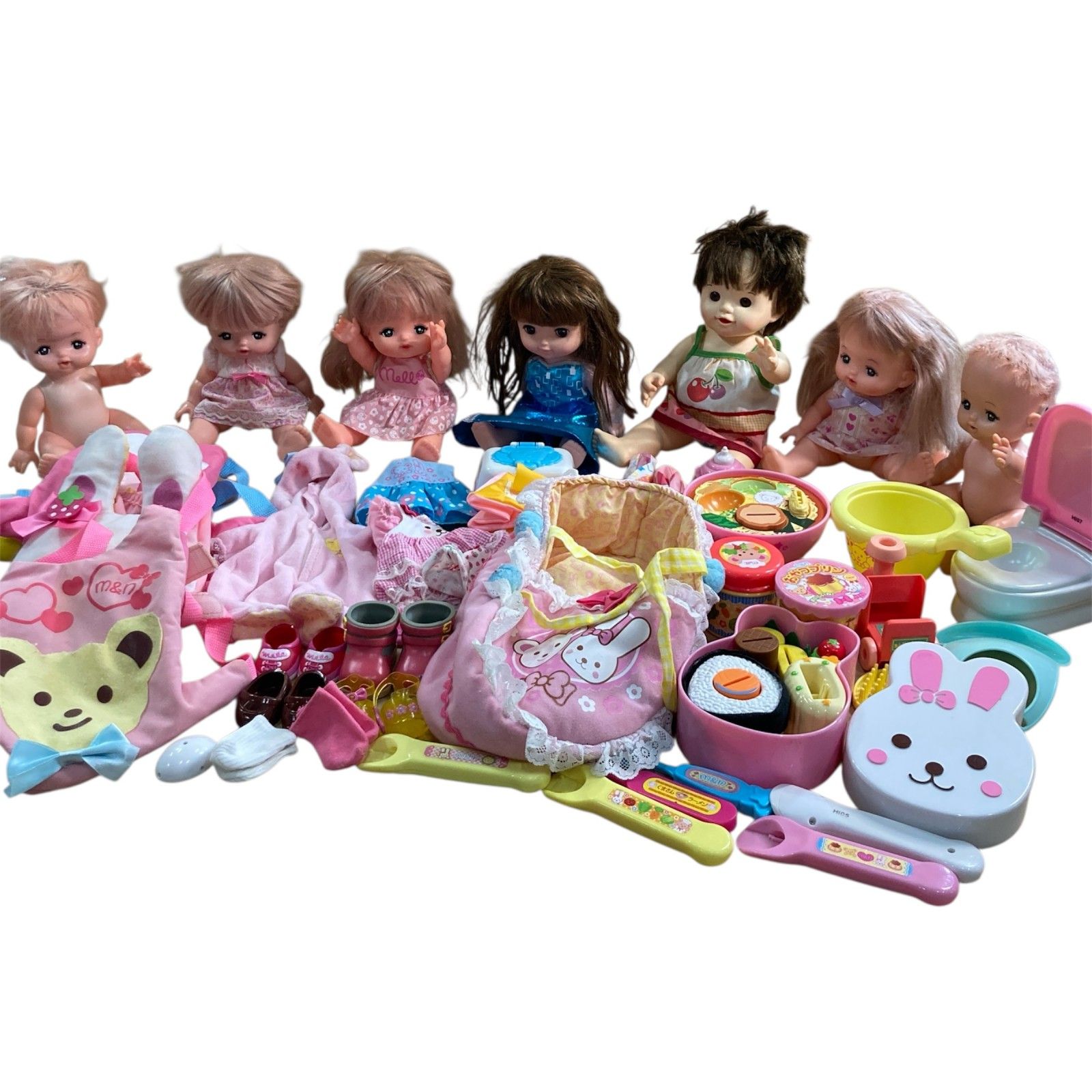 メルちゃん(ぽぽちゃん) セット 人形2体＋小物色々