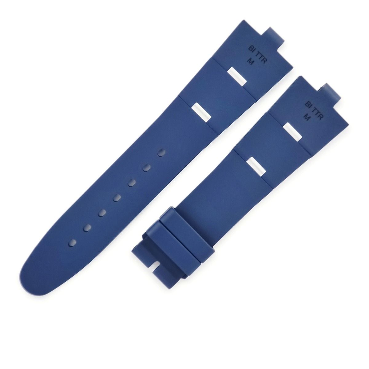 18KYG ファッション 【パーツ】BVLGARI ラバーベルト ブラック