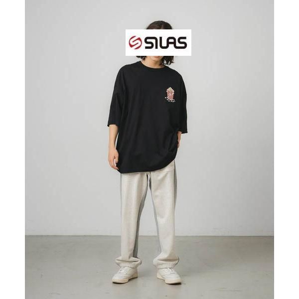 tシャツ Tシャツ silas SILAS サイラス POPCORN PRINT WIDE SS TEE