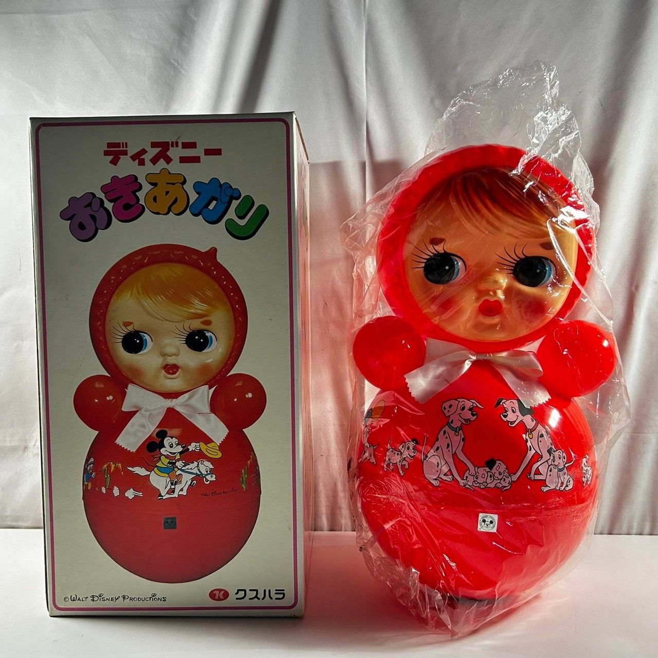 アラレちゃん キーホルダー レトロ ディズニー 起き上がりこぼし