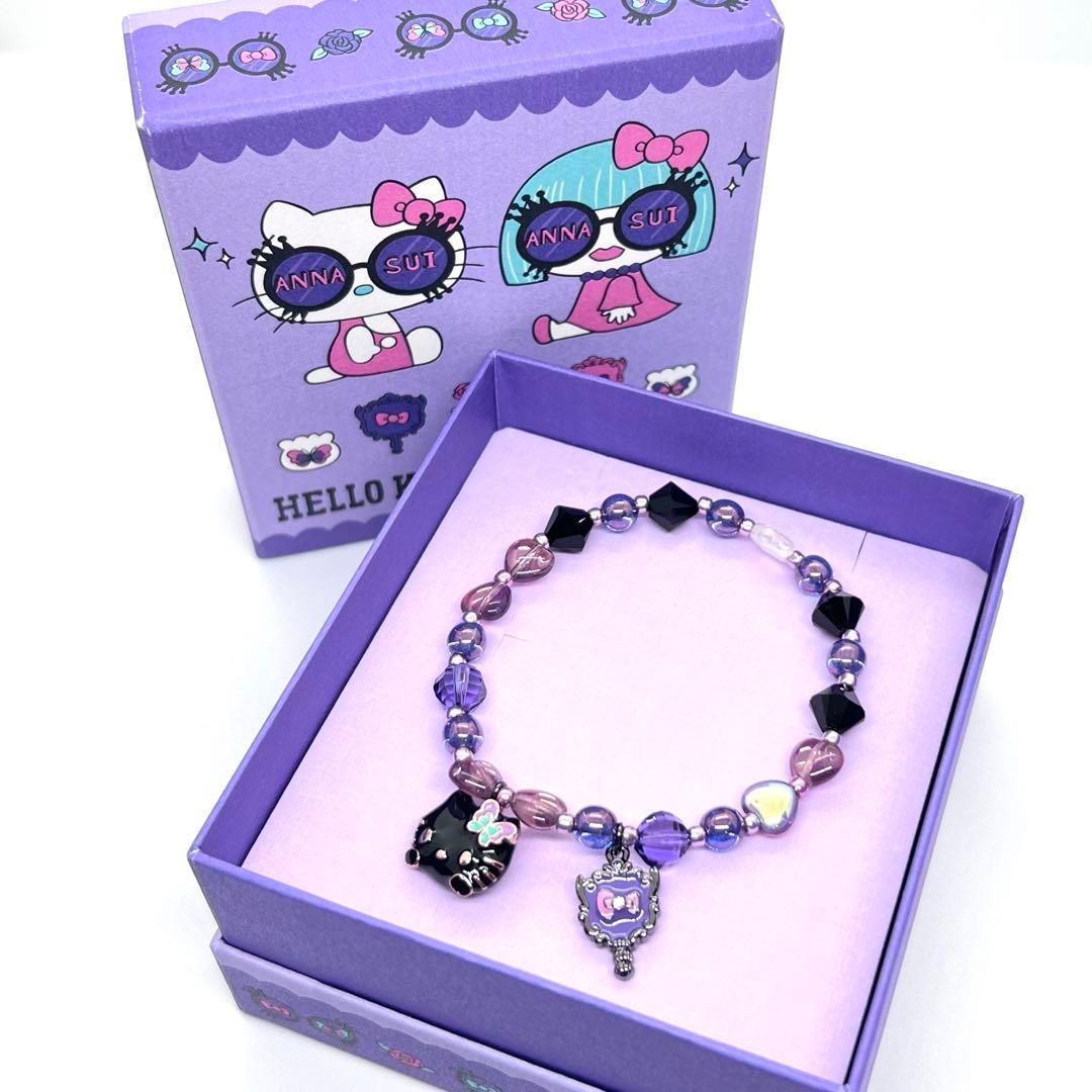美品☆希少☆ANNA SUI × HELLO KITTY ブレスレット アナスイ