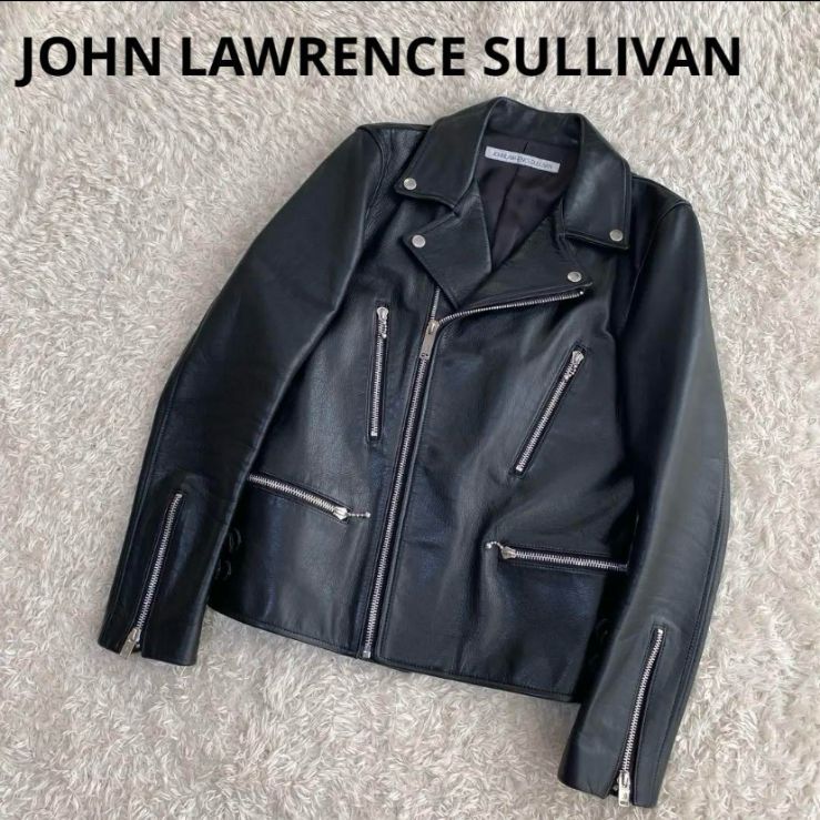 ジョンローレンスサリバン レザージャケット サイズ36 極美品！JOHN LAWRENCE SULLIVAN レザージャケット 牛革 サイズ36