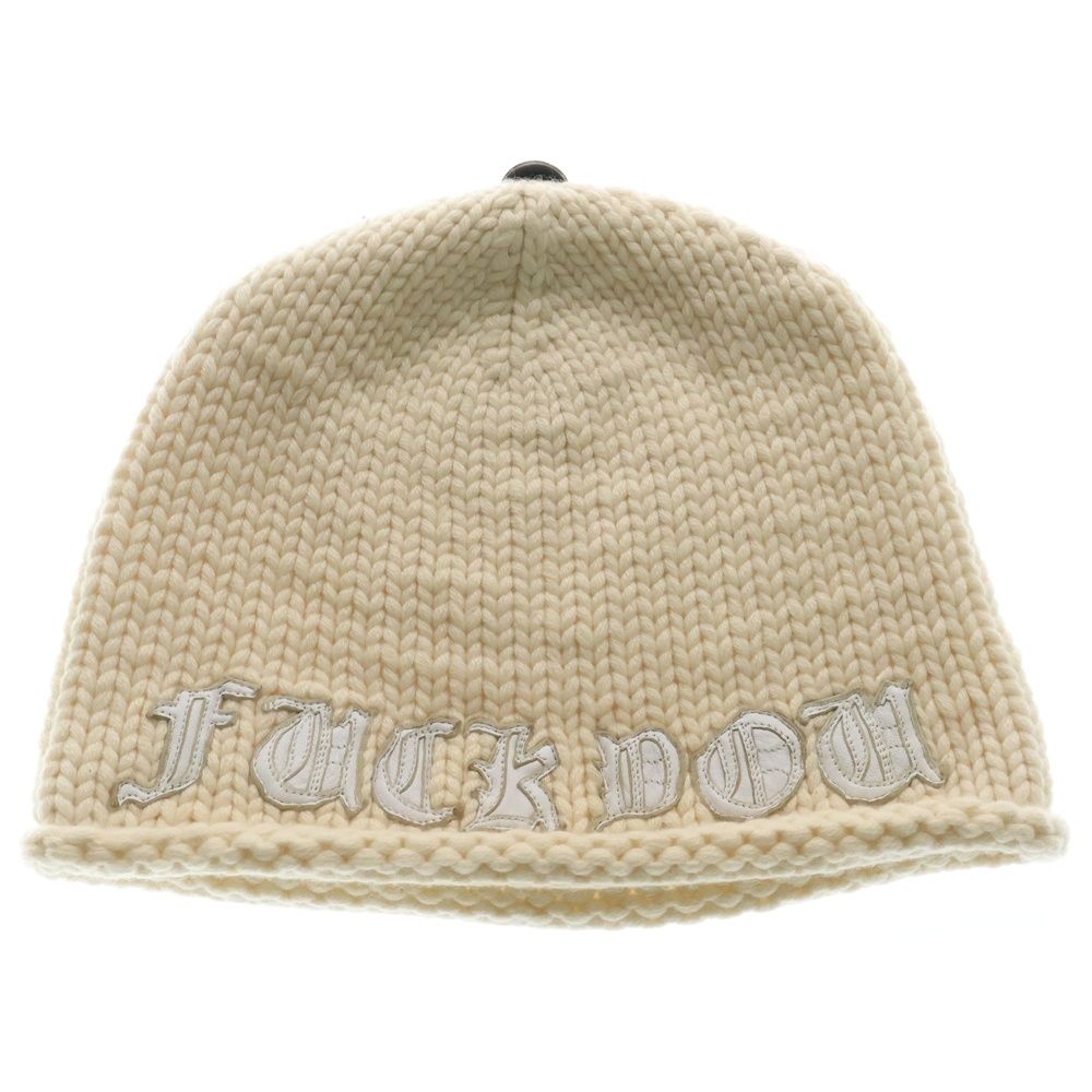 CHROME HEARTS (クロムハーツ) ビーニー 帽子 ベージュ