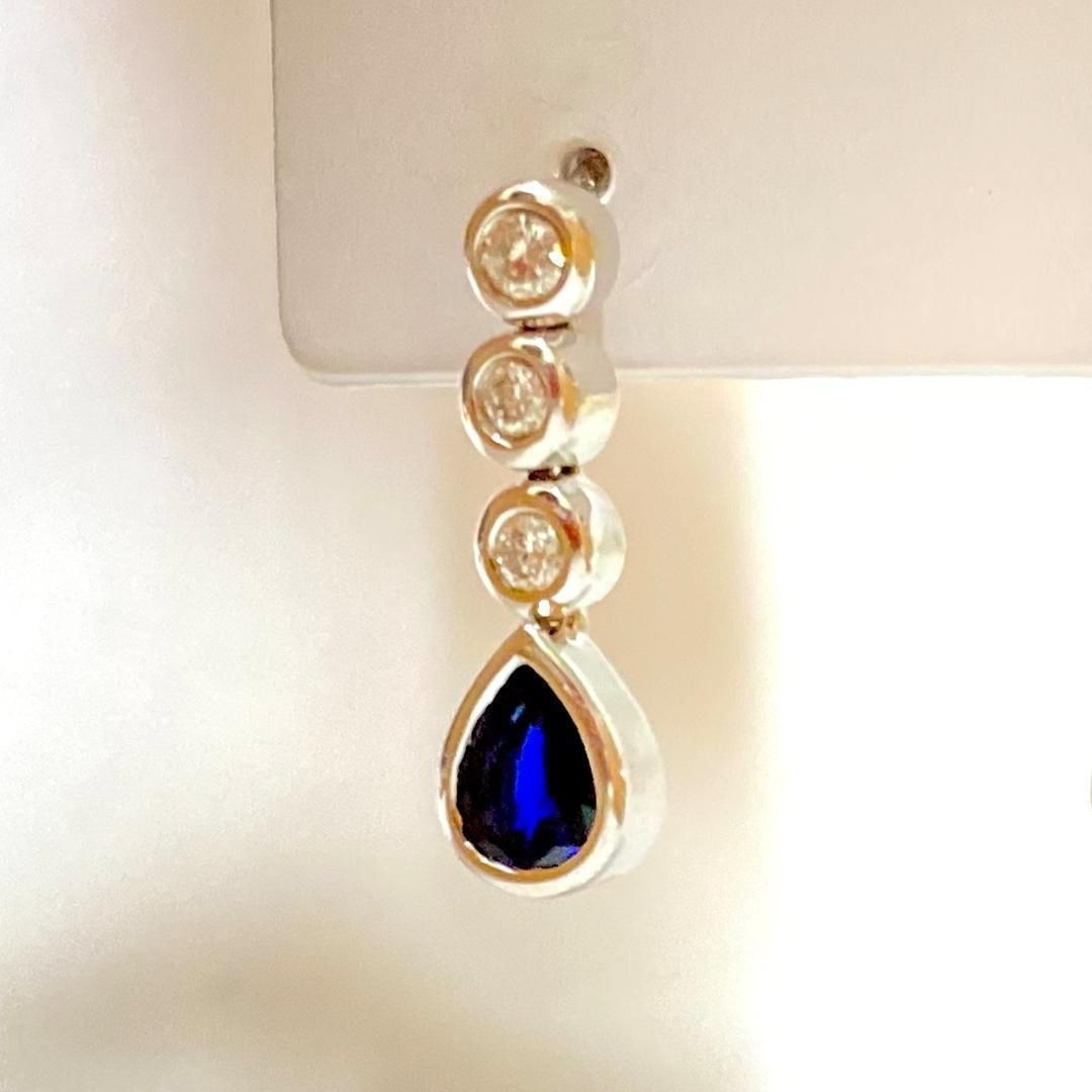 サファイア ピアス