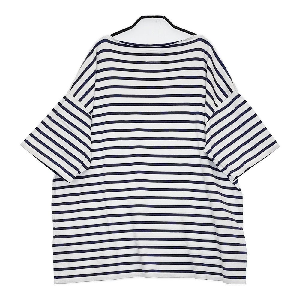 Toujours BORDER Boat Neck Half Sleeve Sh 定価26400円 ボーダー 半袖Tシャツ カットソー ホワイト ネイビー トゥジュー5-0531S 264106 Toujours BORDER Boat Neck Half Sleeve Sh 定価26400円