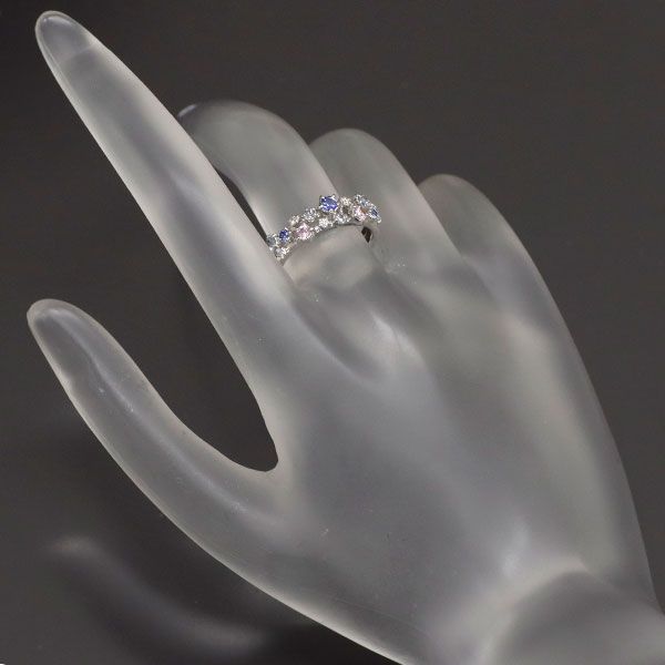 スタージュエリー K18 サファイア ダイヤ リング BLUE SAPPHIRE ETERNITY RING(2ZR1593)K18 リング｜スター