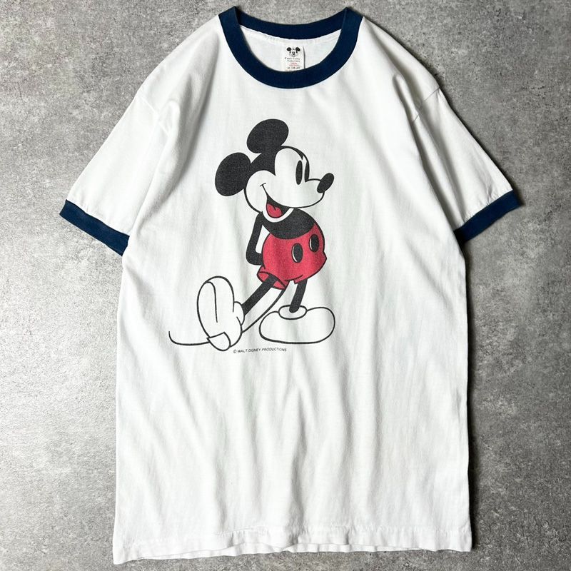 USA 70s 70´s 両面プリント ミッキー ヴィンテージTシャツ