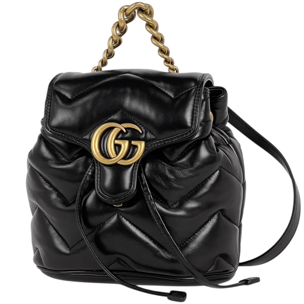 グッチ GUCCI GGマーモント リュックサック ダブルG バック グッチ GUCCI GGマーモント リュックサック ダブルG バック