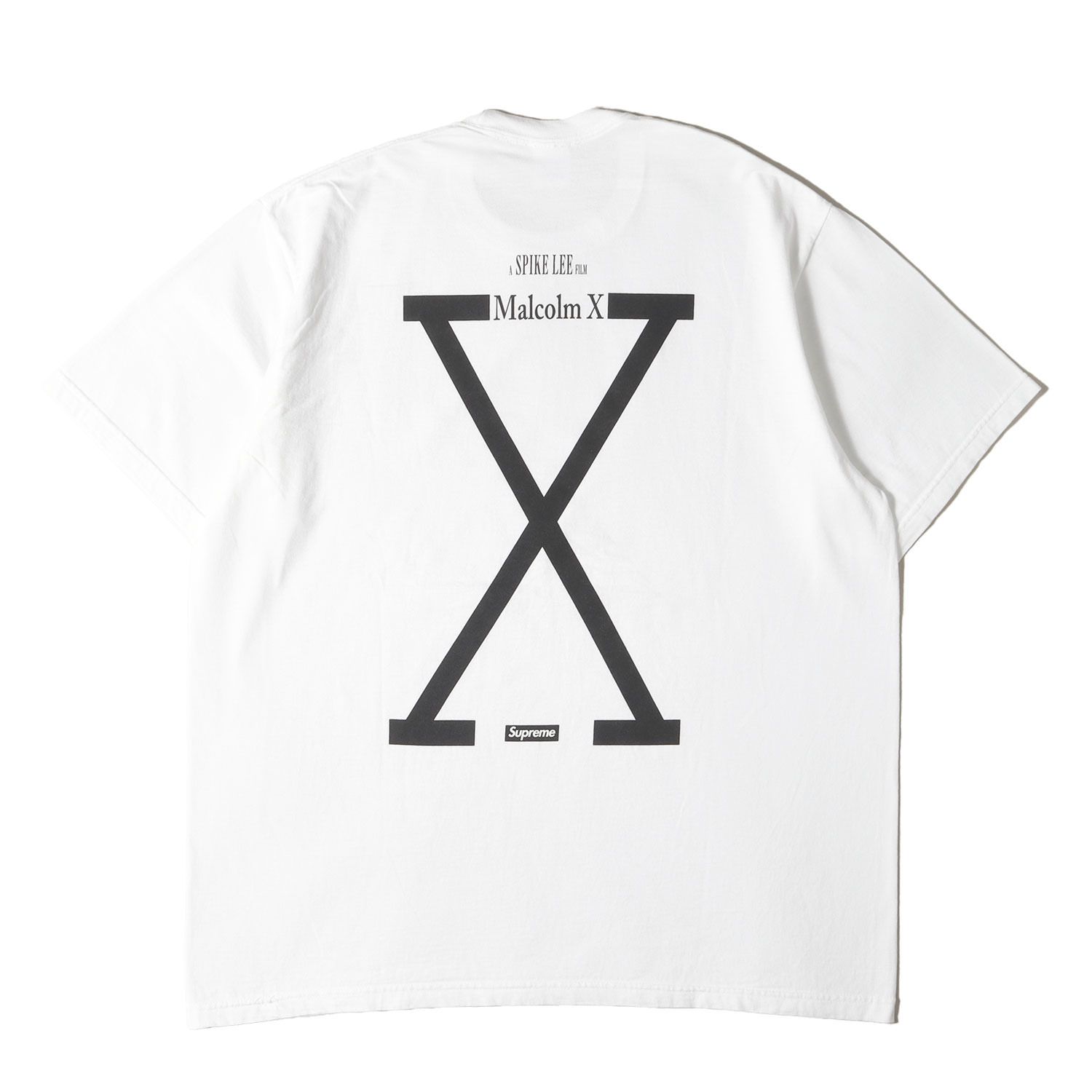 シュプリームマルコムXセットアップ 美品】Supreme シュプリーム Tシャツ ホワイト 白 サイズ:XL