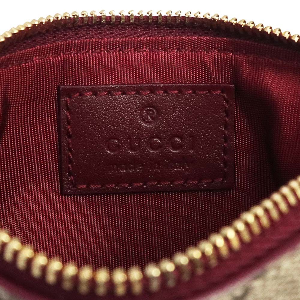 グッチ ドッグ ディテール キーリング付き キーケース コイン