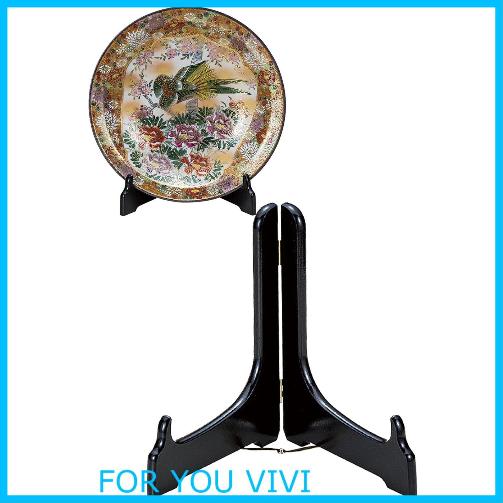ヴィンテージ　飾り皿　写真　イーゼルスタンド アンティーク調のおしゃれなイーゼル、装飾が豪華な真鍮製の皿