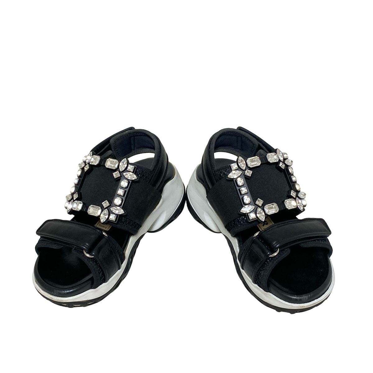 ロジェヴィヴィエ　サンダル 34サイズ RogerVivier(ロジェヴィヴィエ) サンダル 34 レディース - 黒