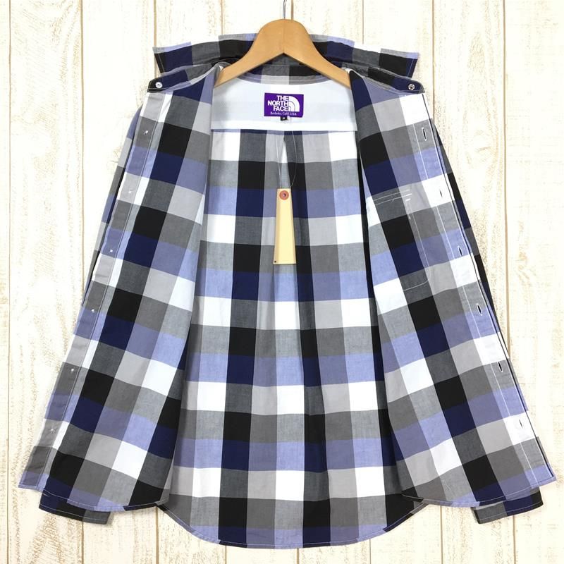ノースフェイス　パープルレーベル　ネルシャツ　ナナミカ　ブルー　M THE NORTH FACE PURPLE LABEL ノースフェイスパープルレーベル