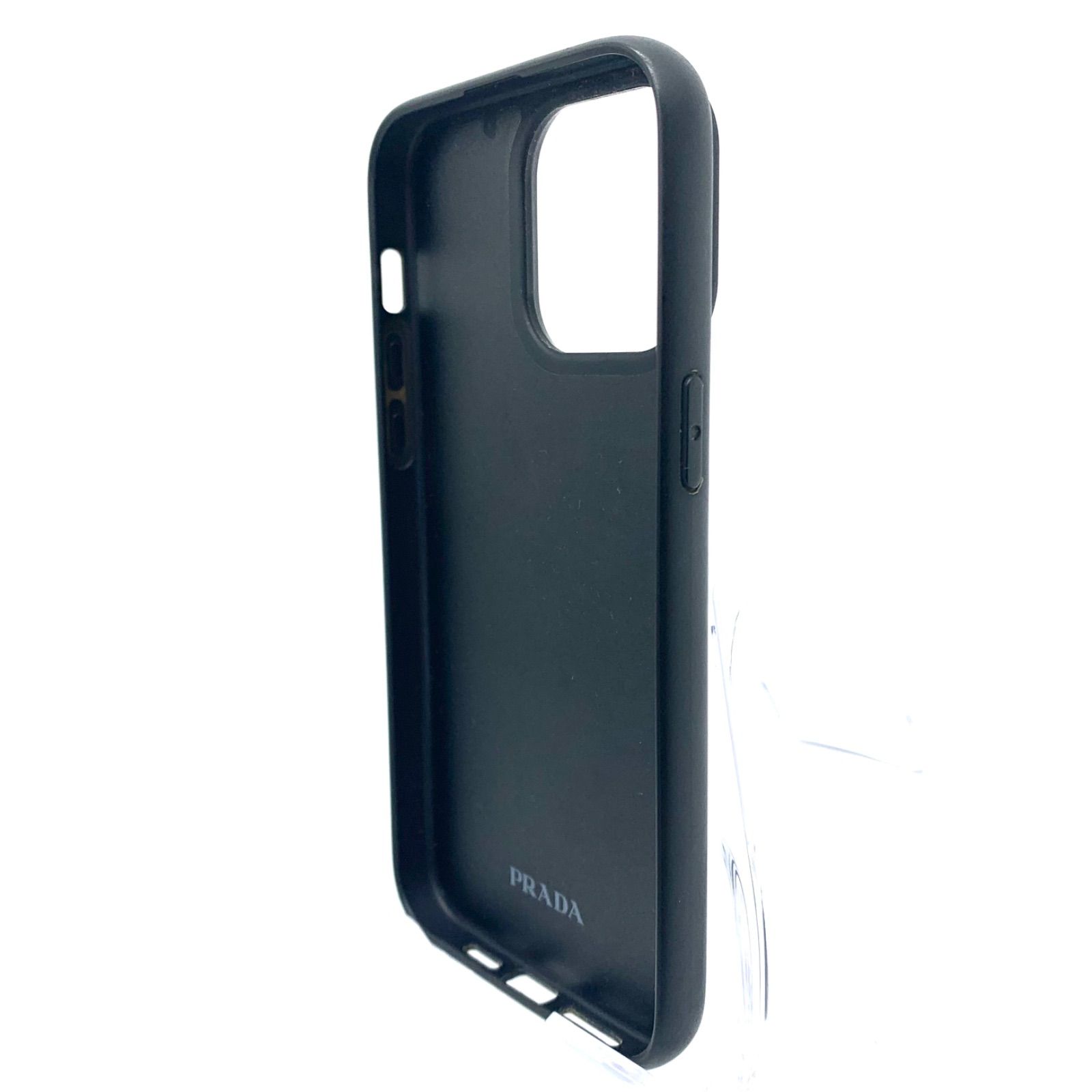 PRADA - プラダ PRADA iPhoneケース トライアングルロゴ iPhone14 Proケース アイフォン14 Proケース カード入れ付き 1ZH163 2CKR PRADA - プラダ PRADA iPhoneケース トライアングルロゴ
