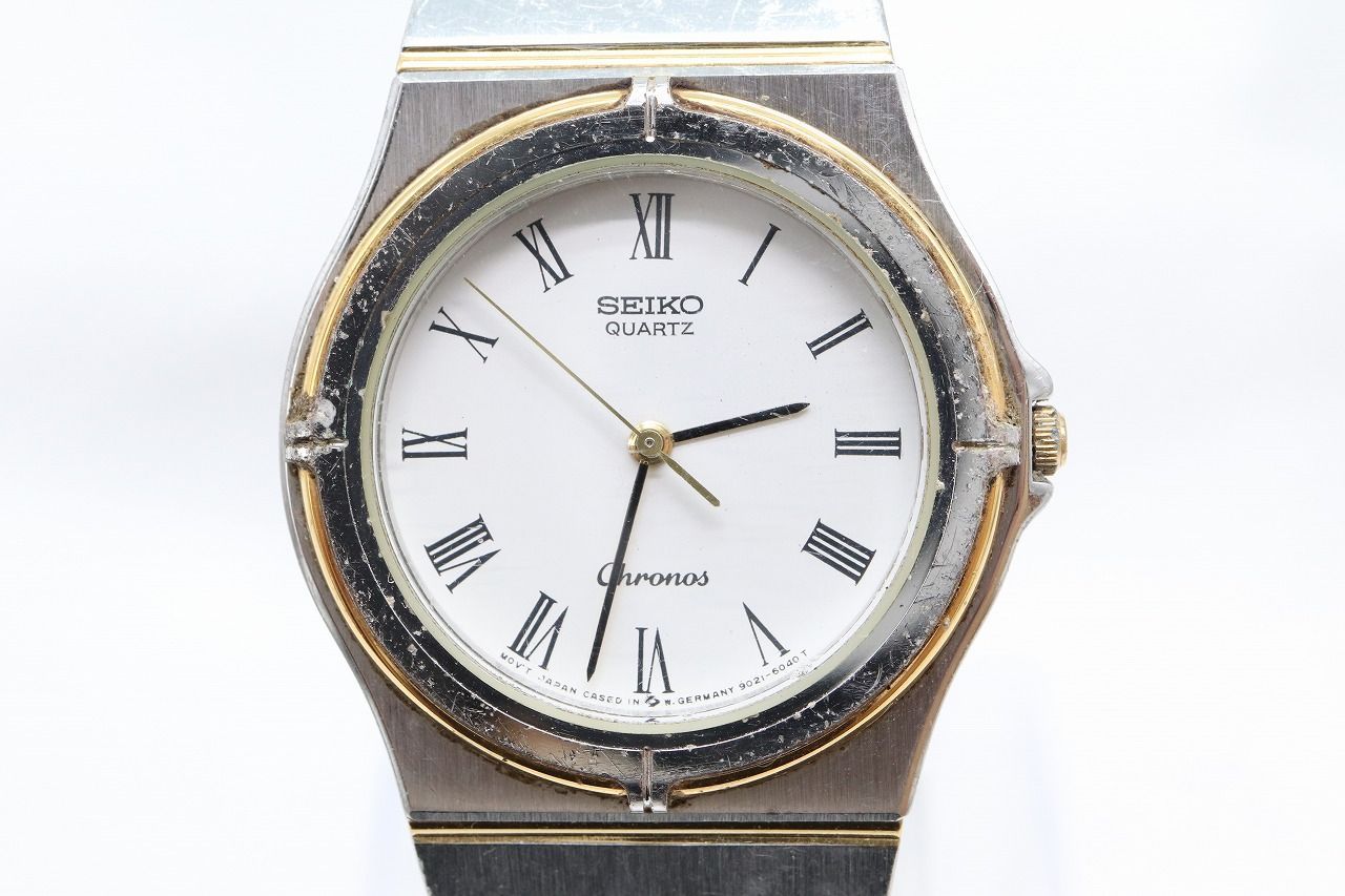 【電池交換済み】SEIKO Chronos classic コンビ クロノス 電池交換済み】SEIKO Chronos classic コンビ クロノス セイコー