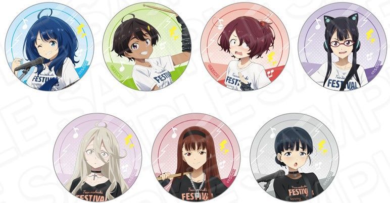 負けヒロインが多すぎる! カンバッジ TSUWABUKI FES ver. 全7種