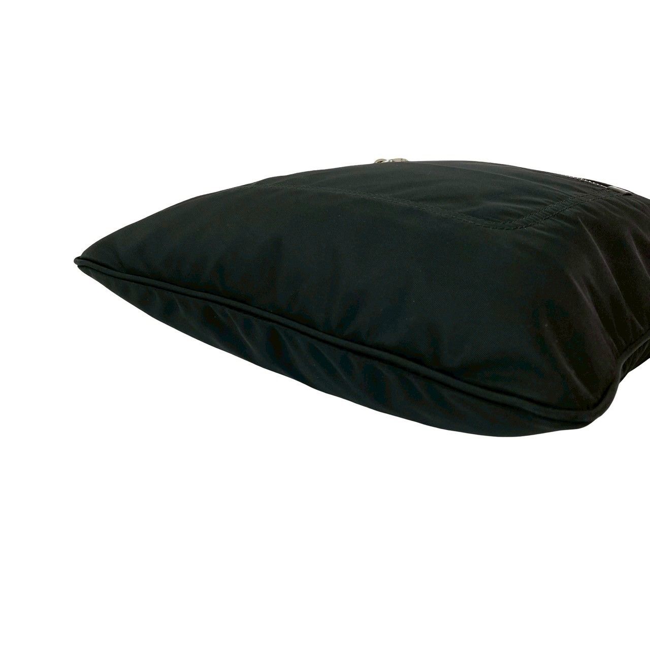 極 美品 PRADA プラダ 三角ロゴ プレート 金具 テスート ナイロン  