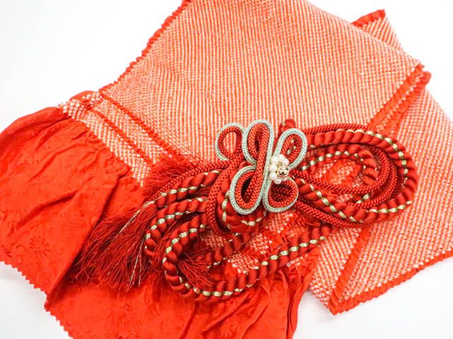 【一輝堂】【着物】和装小物　帯締め帯揚げセット　夏物　平組　絞り　ぼかし　25w01-416 帯揚げ 帯締め セット 夏用 カジュアル向き 平組 クリームイエロー地 水玉柄 ピンク 薄黄緑色 レース 和装 小物 レディース 夏着物 絽 紗 :  京都 きもの京小町 - 通販 - Yahoo!ショッピング