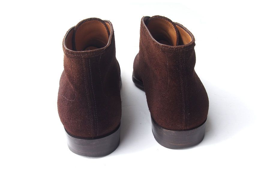 39ハーフENZO BONAFE　エンツォボナフェ　チャッカブーツ 12万超】39ハーフENZO BONAFEエンツォボナフェ39.5チャッカ
