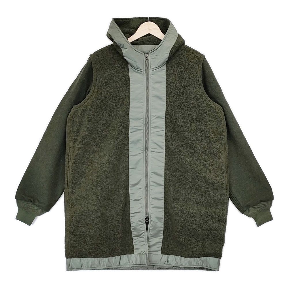 STAMMBAUM 2Way Boa Coat ボアコート L Appartement別注 ベスト ダウン コート カーキ ダークグリーン レディース シュタンバウム|アパルトモン 5-1012A◆