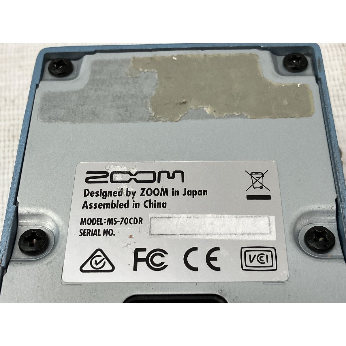 zoom MS-70CDR 中古本体のみ Zoom MS-70CDR Multi-Effects Guitar Effect Pedal for sale
