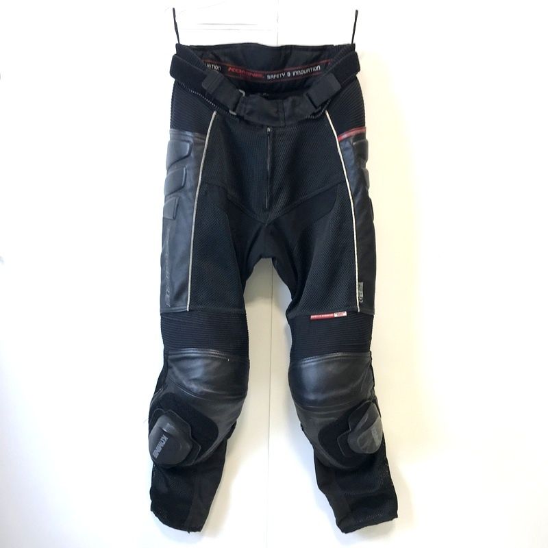 はまち 良品 コミネ PK-709 メッシュ レザーパンツ Mサイズ はまち 良品 コミネ PK-709 メッシュ レザーパンツ Mサイズ
