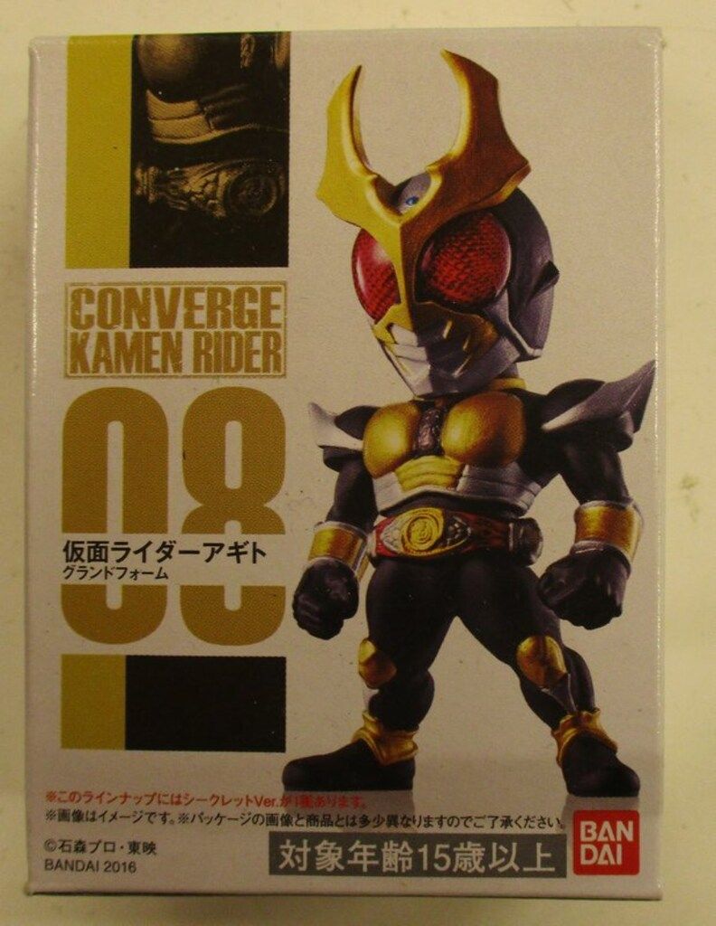 【袋未開封】仮面ライダーコンバージ 08 アギト グランド・トリニティフォーム S.H.Figuarts（真骨彫製法） 仮面ライダーアギト トリニティ
