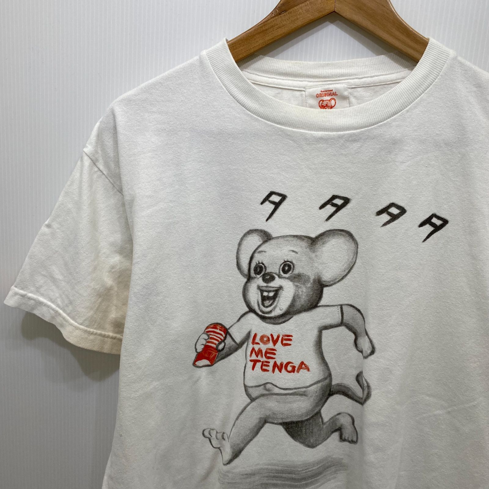 漫☆画太郎 まん○画太郎 TENGA ドクミ 半袖Tシャツ ホワイト プリント