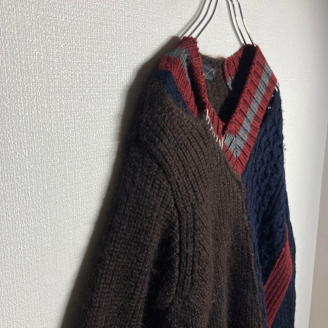 美品】kolor CRAZY PATTERN KNIT ニット サイズ1 - メルカリ